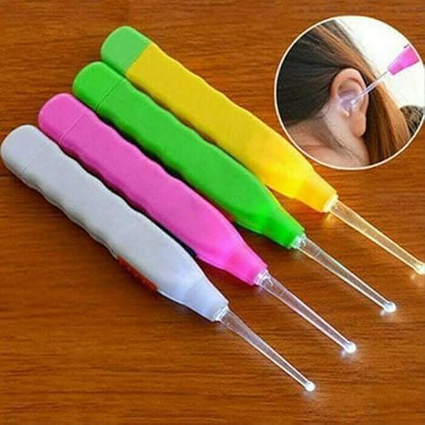 Ear wax Remover with LED Flashlight Ear pick for Ear wax remover and cleaner, Ear cleaning tools for kids and adults Curette Store Extra Extensions in Rear Better Accuracy Earpick