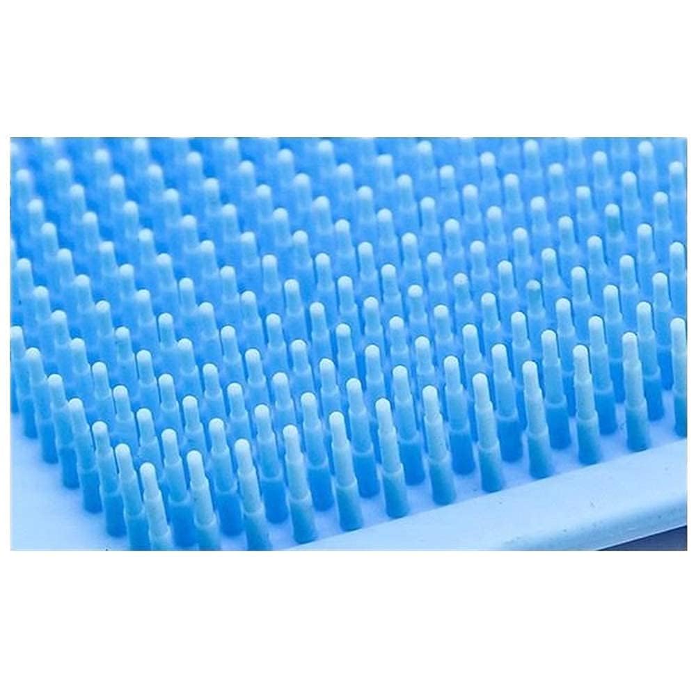 Silicone Body Back Scrubber, Double Side Bathing Brush for Skin Deep Cleaning Massage, Dead Skin Removal Exfoliating Belt for Shower, Body Brush for Bathing (Medium)
