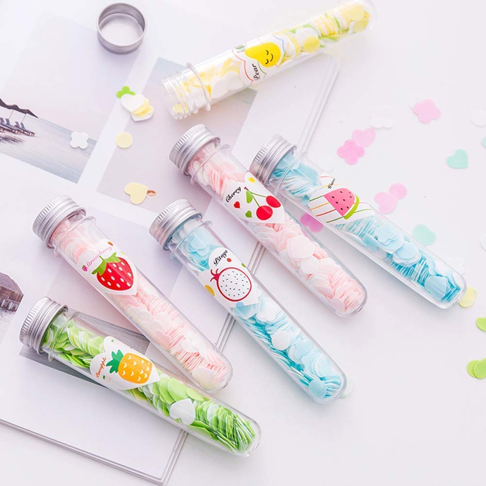 Flower Design Tube Shape Bottle Paper Soap Clean Soft Bath For Travel (Pack Of 2)(ASSORTED)
