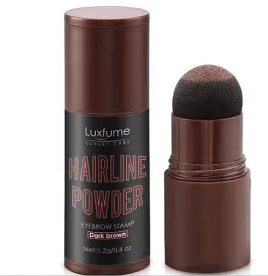 Hairline Powder Stick Hair Shadow Powder Root Touch Up Powder Waterproof Hair Shading Sponge Pen Hair Filler Powder for Cover Gray Hair Root, Hair Touch-Up Thin Hair Eyebrow Stamp