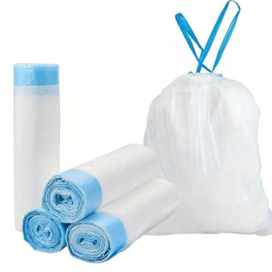 100 PCS Roll Garbage Bags – Strong and Durable Trash Bags, Heavy-Duty Waste Bags for Home, Kitchen, Office, and Outdoor Use
