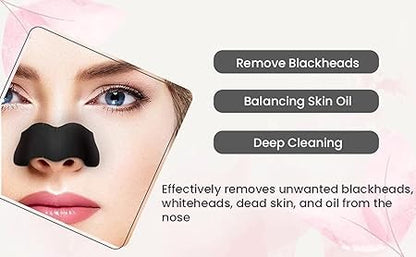 8 Pc's Nose Strips Blackhead Remover & Pore Cleanser Skincare Cleansing Charcoal for Women and man (pack of 8)