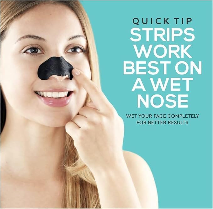8 Pc's Nose Strips Blackhead Remover & Pore Cleanser Skincare Cleansing Charcoal for Women and man (pack of 8)