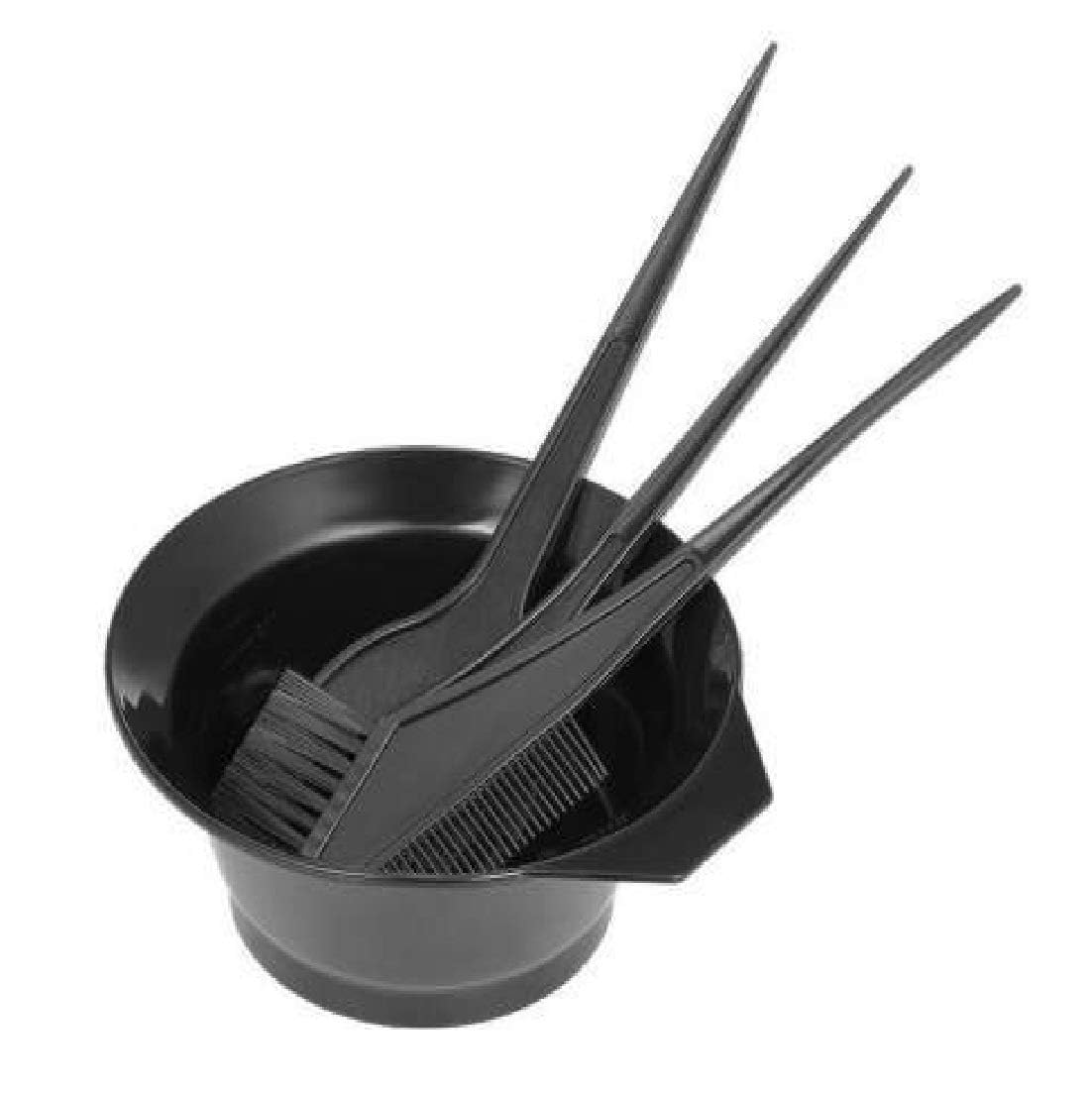 Hair Coloring Dyeing Kit Brush with Bowl, Professional Use Dye Brush Kit for Saloon Color Mixing Bowl Set and Parlous Both Men and Women