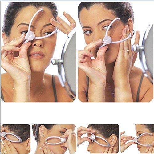 Women's Eyebrow Face and Body Hair Threading Tweezer Kit Used For Eyebrows Lining & Trimming, Face, Chin & Upper Lip Hair Removing Tool/machine/epilators (Purple)