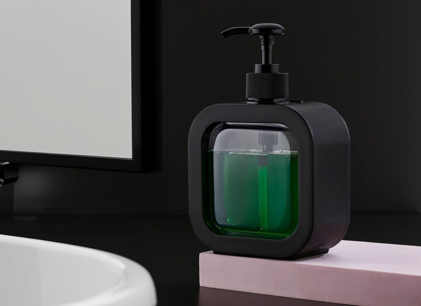 Classic Liquid Dispenser (300 ML) Hand Wash Dispenser - Liquid Soap, Dish Soap, and Shampoo Dispenser for Kitchen Sink, Bathroom- Refillable Soap Dispenser Bottle for Kitchen, Bathroom,