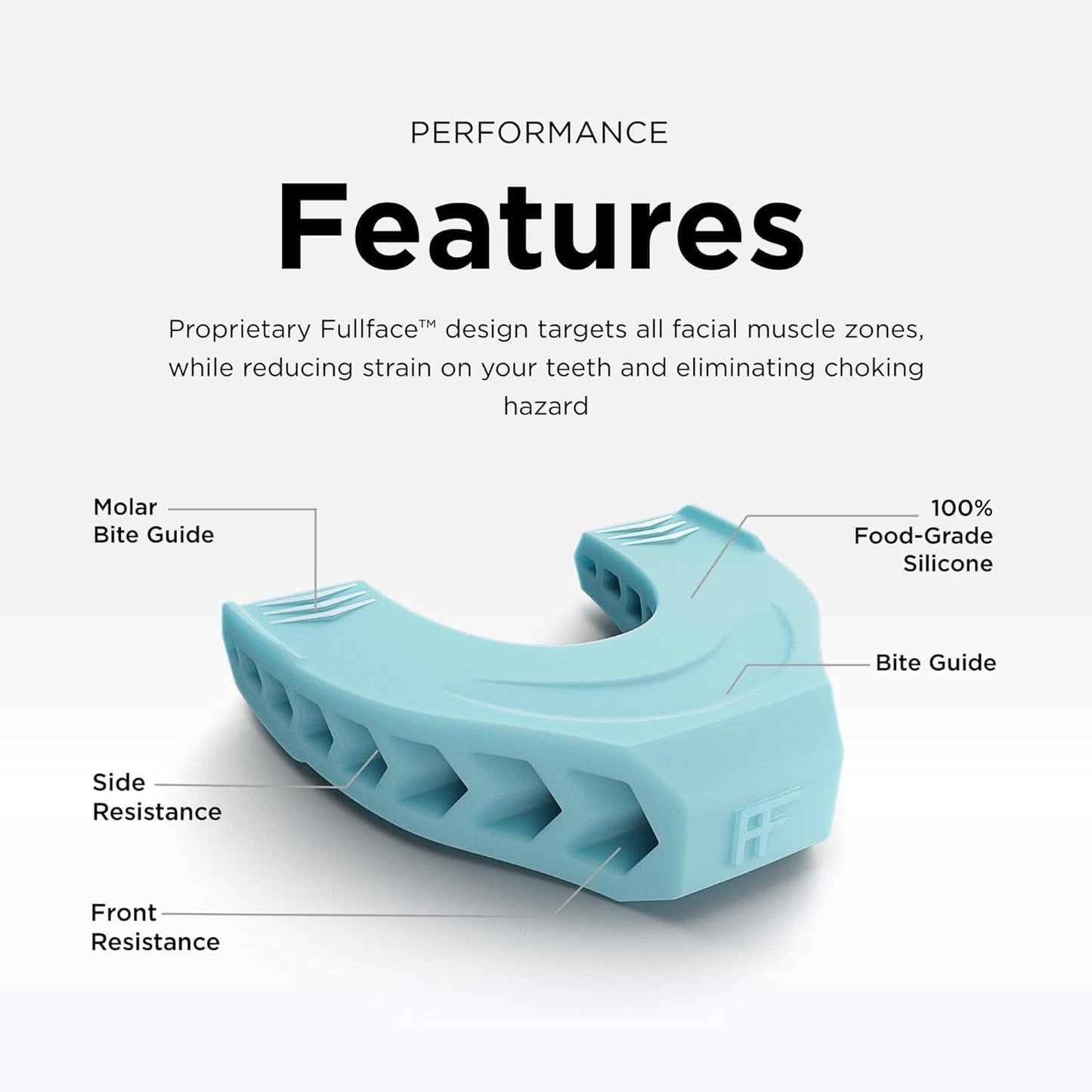 Premium Facial Exerciser - Jawline Exerciser for Men and Women – Tighten, Tone & Strengthen, Target your jawline, chin, lips and cheekbones - Food-grade Silicone