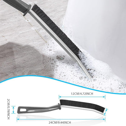 2 PCS Plastic Gap Cleaning Brush, Bathroom Gap Cleaning Brush, Clean The Dead Corners of Kitchen Tiles, Multifunctional Window Slots, Multi-Purpose Door Window Track Deep (2)