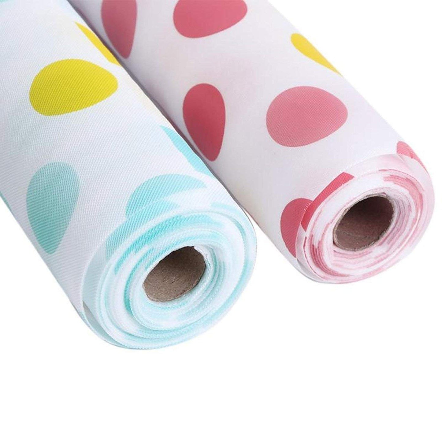 Kitchen Cupboard Liners Mat Roll Drawer Liner Mats Drawer Refrigerator Table Pad Waterproof Place Mat(30x300 cm Multicolor
