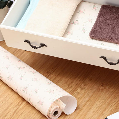 Kitchen Cupboard Liners Mat Roll Drawer Liner Mats Drawer Refrigerator Table Pad Waterproof Place Mat(30x300 cm Multicolor