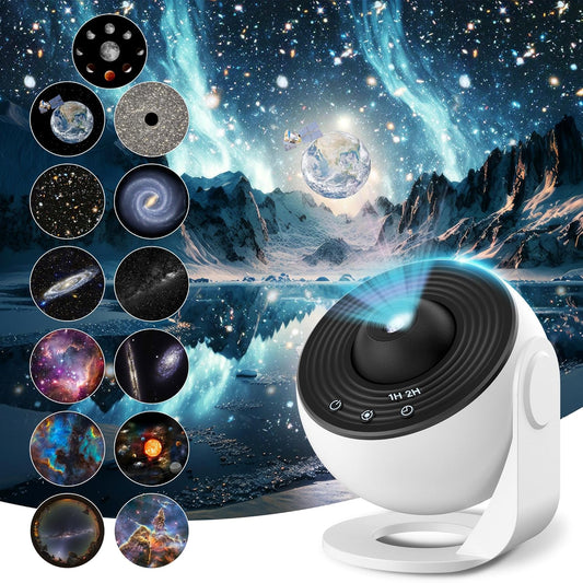 Plastic Projector-Star Projector-360 Degree Auto Rotation-Timed Starry Planetarium Projector -Night Light-Lights For Room Decor-Unique Gift For Children-Kids Gifts